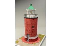 Сборная картонная модель Shipyard маяк Rotes Kliff Lighthouse (№60), 1/87 - MK029