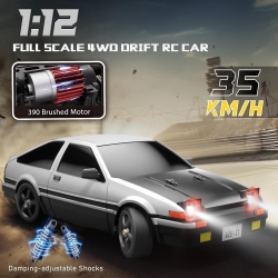 Радиоуправляемая машина для дрифта Huang Bo 4WD RTR масштаб 1:12 2.4G AE86 White - HB-R1201