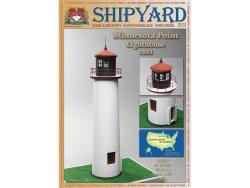 Сборная картонная модель Shipyard маяк Minnesota Point Lighthouse (№58), 1/87 - MK027