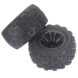 Колесо в сборе для автомоделей MJX 1/16, черное - MJX-16300B