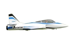 Радиоуправляемый самолет Top RC Jet Star Голубой 800 мм PNP