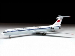 Модель сборная ZVEZDA Пассажирский авиалайнер ИЛ-62М, 1:144