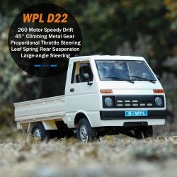 Радиоуправляемая машина грузовик WPL RTR масштаб 1:10 2WD 2.4G - WPLD-22|WHITE