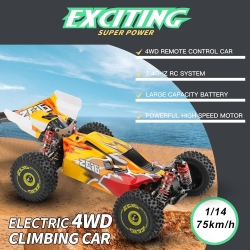 Радиоуправляемая машина багги WLtoys Brushless RC high speed off-road car масштаб 1:14 2.4G 4WD - WLT-144010