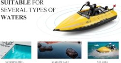 Радиоуправляемый катер WL Toys 2.4G - WL917-YELLOW