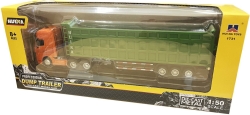 Металлический грузовик самосвал HUI NA TOYS масштаб 1:50 - HN1731-GREEN