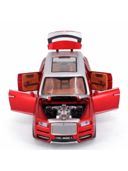 Радиоуправляемая машина Rolls-Royce Cullinan 1:22 металл - HCL-3806-RED