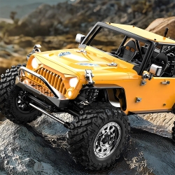 Радиоуправляемый краулер MJX Hyper Go H12Y+ (желтый) FOC Brushless 4WD 2.4G LED 1/12 RTR