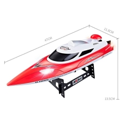 Радиоуправляемый катер HJ Toys Red SuNew с сумкой (47 см, 35 км/ч, акб 3000 mAh) - HJ806B-A1-BAG