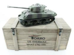 Радиоуправляемый танк Torro Sherman M4A3 76mm, 1/16 2.4G - TR1114113065