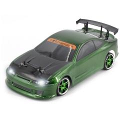 Радиоуправляемый автомобиль для дрифта HSP Flying Fish 1 LED фары 4WD 1:10 - 94123T-12363-Green