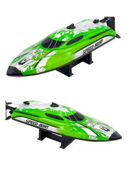Радиоуправляемый катер CS Toys Wander (30 см, LED, 25 км/ч) - HJ820-GREEN