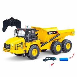 Радиоуправляемый грузовик карьерный самосвал HUI NA TOYS масштаб 1:16 2.4G - HN1553