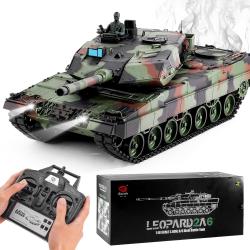Радиоуправляемый танк Heng Long Leopard 2 A6 Upgrade V7.0 2.4G 1/16 RTR - 3889-1Upg V7.0
