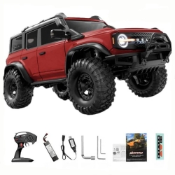 Радиоуправляемая машина краулер Huang Bo 4WD RTR масштаб 1:10 2.4G Bronco Red - HB-R1002