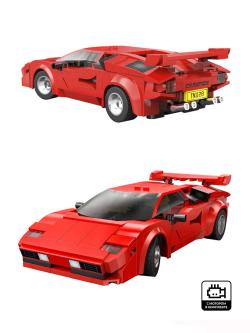 Радиоуправляемый конструктор Cada Гоночный автомобиль Red Shadow масштаб 1:20, 328 элементов - C51085W