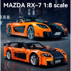 Радиоуправляемый конструктор CaDA MASTER спорткар Mazda RX-7 1/8 (3305 деталей) - C61502W