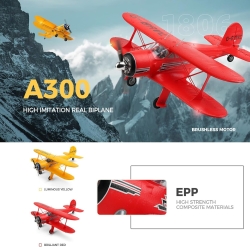 Радиоуправляемый самолет WLtoys Beech D17S RTF 2.4G - XK-A300-RED