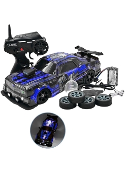 Радиоуправляемая машина для дрифта HB Ford Mustang (4WD, свет, пар, акб, 1:16) - SC16A18