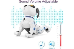 Радиоуправляемая робот-собака LENENG TOYS K16 звук, свет, танцы, сенсор