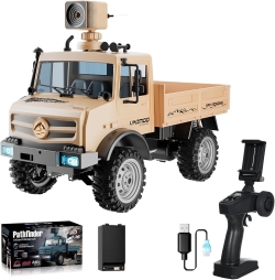 Радиоуправляемая машина WPL Следопыт с FPV HD WIFI камерой (песочная) 2WD 1/16 2.4G RTR - CX002-C-Y