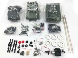 Радиоуправляемый военный грузовик WPL B-16KM-G 6WD 1:16 KIT