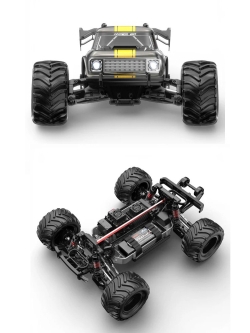 Радиоуправляемый монстр MJX Hyper Go 10210 (серый) Brushless 4WD 2.4G 1/10, без ЗУ и акб