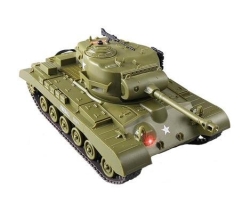 Радиоуправляемый танковый бой Heng Long US M26 Pershing VS US M4A3 Sherman масштаб 1:30 RTR - HL3841-10