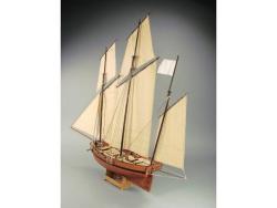 Сборная картонная модель Shipyard люгер Le Coureur (№51), 1/96 - MK020