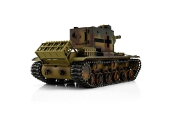 Радиоуправляемый танк Torro KV-2 1/16 ВВ-пушка, дым, зеленый V3.0 2.4G RTR TR11708-CA-3.0