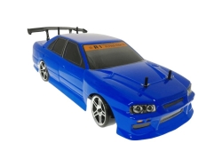 Радиоуправляемая машина для дрифта HSP Flying Fish 1 4WD RTR 1:10 2.4G 94123|12330 Blue Skyline R34
