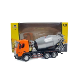 Металлическая модель бетономешалка Huina 1:50 - HN1737-ORANGE