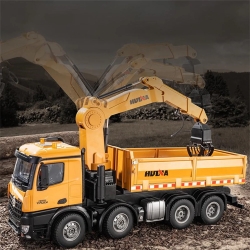 Радиоуправляемый самосвал-кран-погрузчик HuiNa Toys 4WD RTR масштаб 1:14 2.4G - HN1538