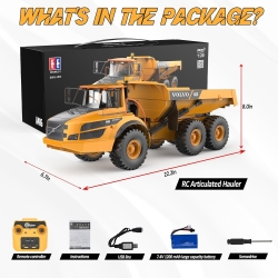 Радиоуправляемый самосвал Double Eagle Volvo A40G RTR масштаб 1:20 2.4G - E591-003