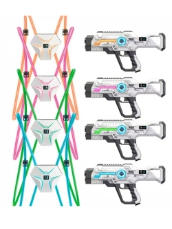Набор для лазертага Wineya Star-Team (4 автомата + 4 LED жилета) - W7009L4