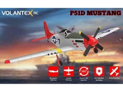 Радиоуправляемый самолет Volantex RC P51D Brushless 2.4G 4ch RTF - EXA76801RRBL