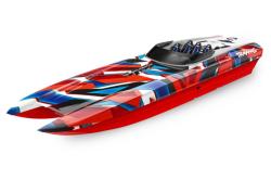 Радиоуправляемый катер TRAXXAS DCB M41 Widebody TSM Red - TRA57046-4-R