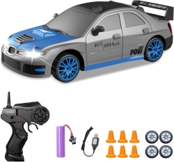 Радиоуправляемая машина для дрифта Subaru Impreza WRX (сменные колеса, фишки) - SC24A06