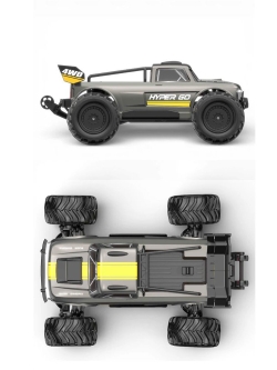 Радиоуправляемый монстр MJX Hyper Go 10210 (серый) Brushless 4WD 2.4G 1/10, без ЗУ и акб