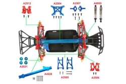 Держатель амортизаторов для Remo Hobby 1/16, металл, тюнинг A2504