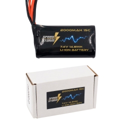 Аккумулятор Speed Storm Li-ion 18650 7.4V 2000 mAh разъем T-plug (Deans) - SS-2S2000-D