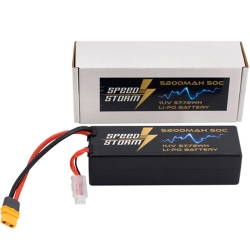 Аккумулятор Speed Storm Li-Po 11.1V 50C 5200 mAh Hard Case разъем XT60 - SS-3S5200-50-XT60