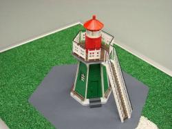 Сборная картонная модель Shipyard маяк Lighthouse Bunthauser Spitze (№24), 1/72 - ML024