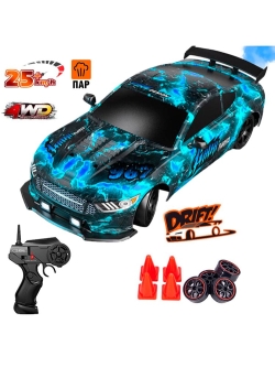 Радиоуправляемая машина для дрифта HB Ford Mustang (4WD, свет, пар, акб, 1:16) - SC16A12