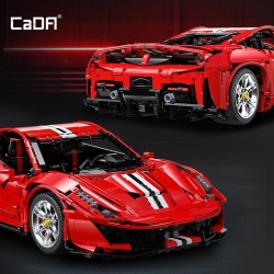Конструктор CADA Ferrari 488, 3187 деталей - C61043W
