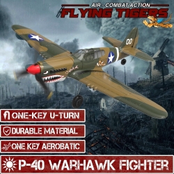 Радиоуправляемый самолет Volantex RC P40 Warhawk with Gyro 400мм 4ch RTF 2.4G - EXA76113R