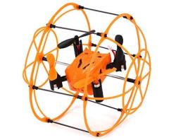 Радиоуправляемый квадрокоптер с защитной сеткой Orange SkyWalker - HM1336