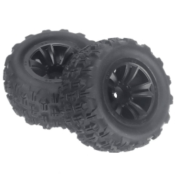 Колесо в сборе для автомоделей MJX 1/16, черное - MJX-16300B