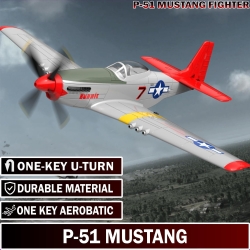 Радиоуправляемый самолет Volantex RC P51D 2.4G 4ch RTF - EXA76105R