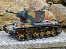 Радиоуправляемый танк Torro KV-2 1/16 зеленый, ВВ-пушка V3.0 2.4G RTR TR1212438785-3.0
